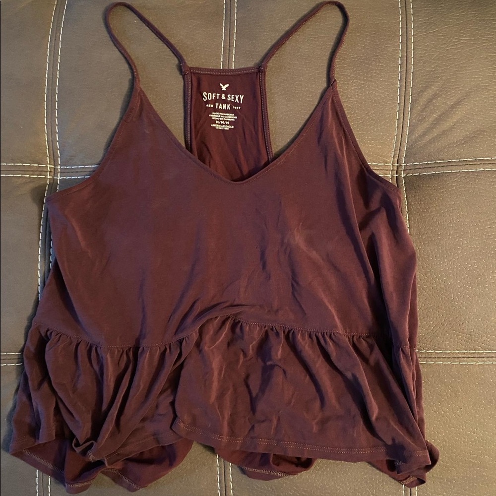 Soft & sexy peplum tank
